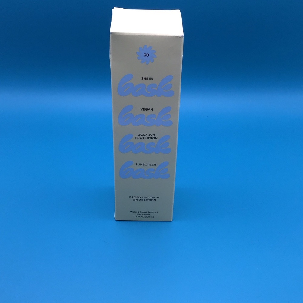 Bask Suncare SPF 30 Sheer Moisturizing Sunscreen Lotion New In Box